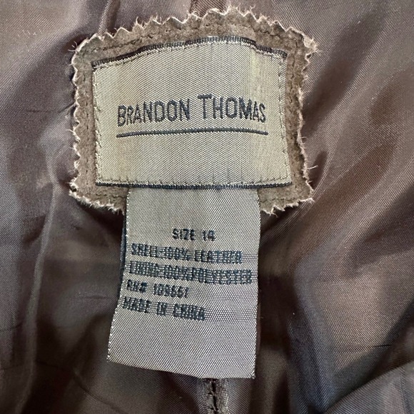 Vintage Suede Leather Pants Embroidered Appliqué Women's 14 Y2K Boho Western - Picture 9 of 17